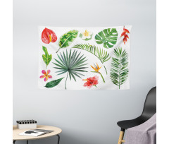 Heliconia Philodendron Wide Tapestry