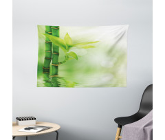 Bamboo out of Water Wide Tapestry