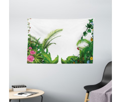 Tropical Plants Exotic Wide Tapestry