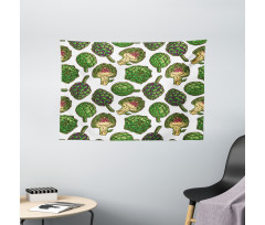 Healthy Foods Natural Wide Tapestry