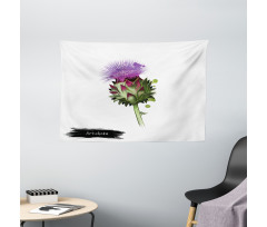 Blooming Botanic Food Wide Tapestry