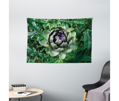 Blooming Vegetable Wide Tapestry