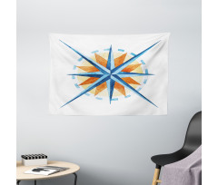 Watercolor Directions Wide Tapestry