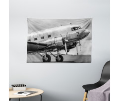 Old Airliner Wide Tapestry