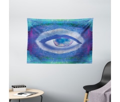 Mystical Sign Mandala Wide Tapestry