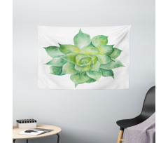 Botanical Gardening Theme Wide Tapestry