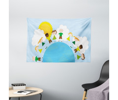 Smiling Kids on Planet Wide Tapestry