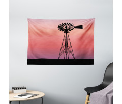 Dreamy Western Sunset Wide Tapestry