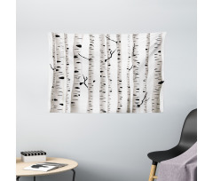 Seasonal Woodland Wide Tapestry