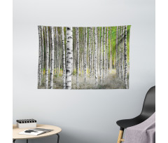 Late Summer Foliage Wide Tapestry