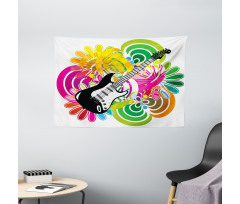 Hawaiian Colorful Wide Tapestry