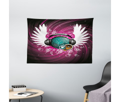 Disco Ball Music Wide Tapestry