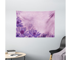 Dreamy Blossoms Wide Tapestry