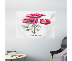 Vintage Bouquet Wide Tapestry