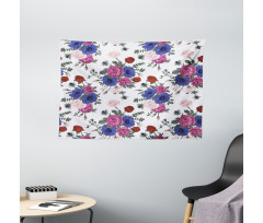 Colorful Corsage Wide Tapestry
