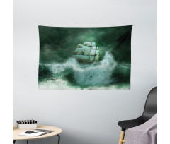 Thunderstorm Art Wide Tapestry