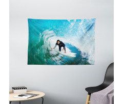 Wave Surfer Sport Wide Tapestry