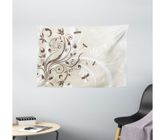 Seasonal Flourish Wide Tapestry