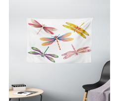 Art Bugs Modern Wide Tapestry