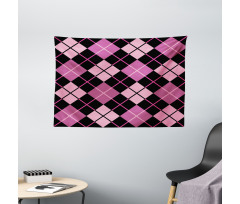 Geometric Feminine Wide Tapestry