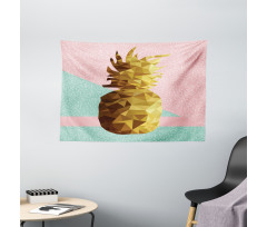 Poly Pineapple Summer Wide Tapestry