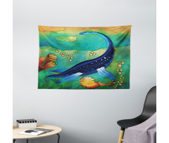 Sea Creature Wide Tapestry