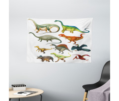 Jurassic Composition Wide Tapestry