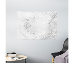 Bridal Flourish Motifs Wide Tapestry