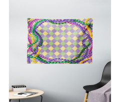 Vivid Graphic Style Wide Tapestry