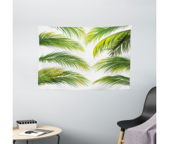 Summer Botany Lush Wide Tapestry