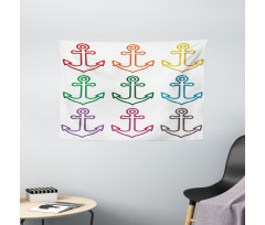 Anchors Sailing Crusie Wide Tapestry