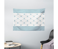 Abstract Stripes Chain Wide Tapestry