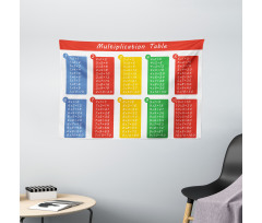 Colorful Classroom Wide Tapestry