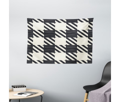 Sketchy Diagonal Stripes Wide Tapestry