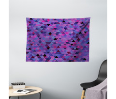 Small Triangles Mosaic Wide Tapestry