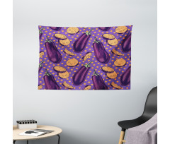 Retro Realistic Dotted Wide Tapestry