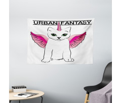 Urban Fantasy Art Wide Tapestry