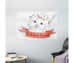 Puppy Hair Buckle Wide Tapestry