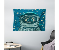 Amazed Astronaut Eye Wide Tapestry