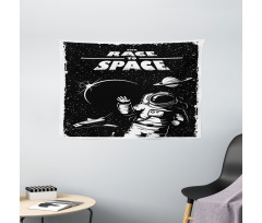 Race to Space Wide Tapestry