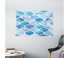 Abstract Moroccan Wide Tapestry