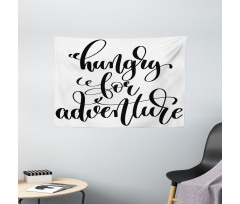 Journey Words Art Wide Tapestry