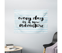 Life Inspiration Art Wide Tapestry