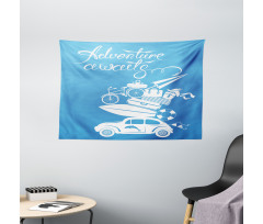 Summer Holiday Wide Tapestry