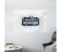 Ready for the Journey Wide Tapestry