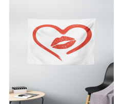 Romance Passion Lipstick Wide Tapestry