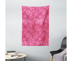 Shades of Pink Romantic Tapestry