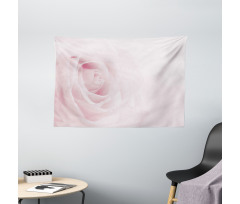 Close up Pink Flourish Wide Tapestry