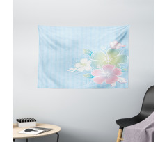 Hibiscus Exotic Plant Wide Tapestry