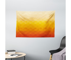 Triangle Mosaic Poly Wide Tapestry